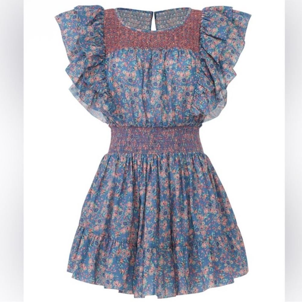 LoveShackFancy Marcella Mini Dress, Size XS